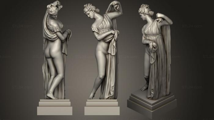Статуи античные и исторические (Статуя 10, STKA_1493) 3D модель для ЧПУ станка